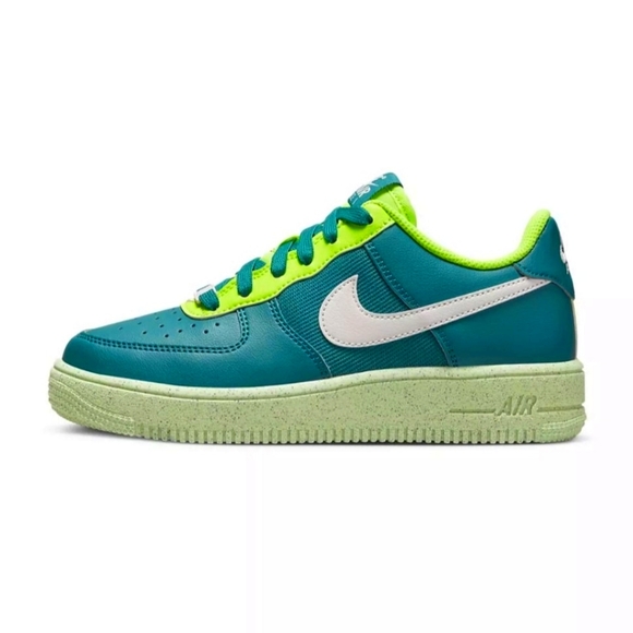 NIKE AIR FORCE 1 CRATER NN (GS) Bright Spruce/Phantom-Volt   DM1086-300 - Picture 1 of 6